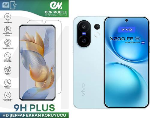 Vivo X200 FE Ekran Koruyucu 9H Esnek Nano Cam Tam Uyumlu Şeffaf