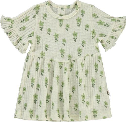 Kız Bebek Elbise 6-18 Ay Krem