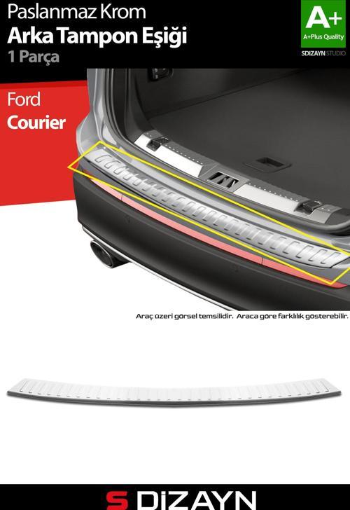 Ford Courier Krom Arka Tampon Eşiği 2023 Üzeri A+ Kalite