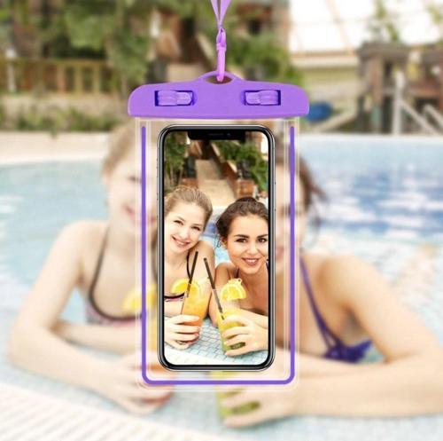 Su Geçirmez Telefon Kılıfı Havuz Deniz Yağmur Da Kullanım Boyun Askı İpli Waterproof Phone Case