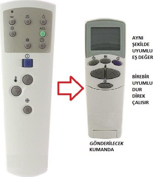 Klima Kumandası – Eşdeğer