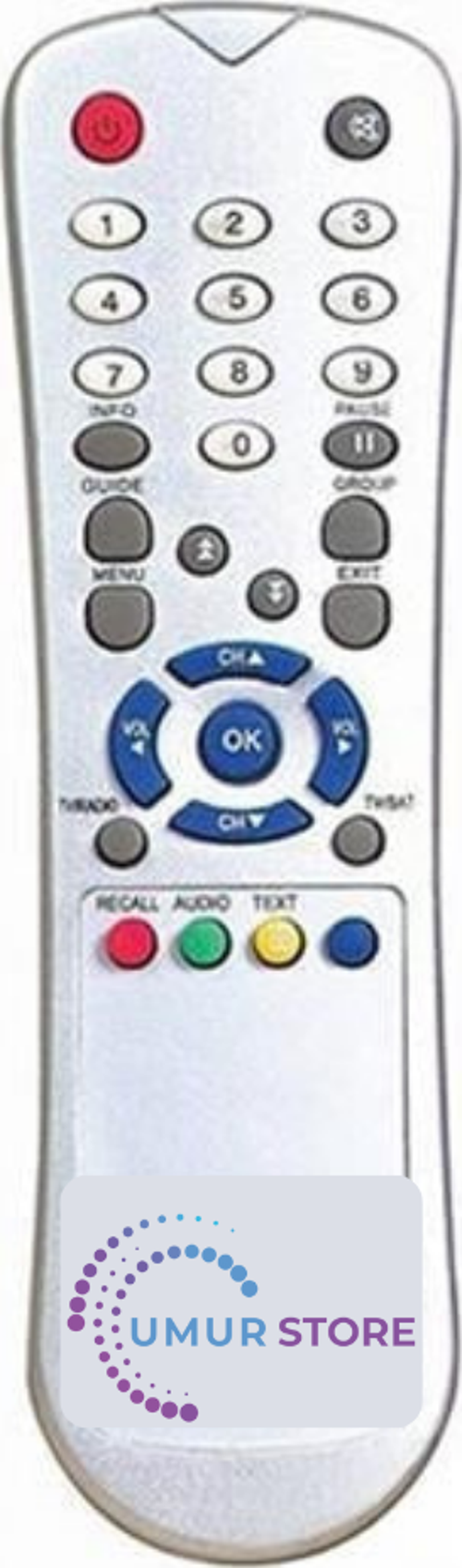 8000-8500 Uydu Alıcı Kumandası