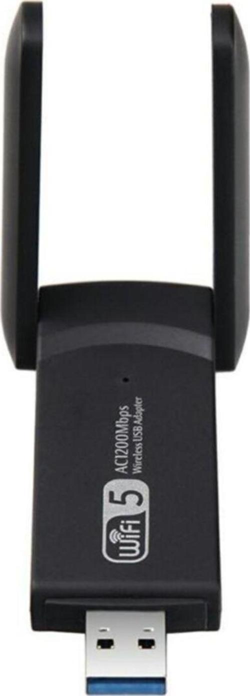 Usb 3.0 1200Mbps Wifi Alıcı Adaptörü Çift Bantlı 5Ghz 2.4Ghz 802.11Ac Wifi Anten Dongle Ağ Kartı