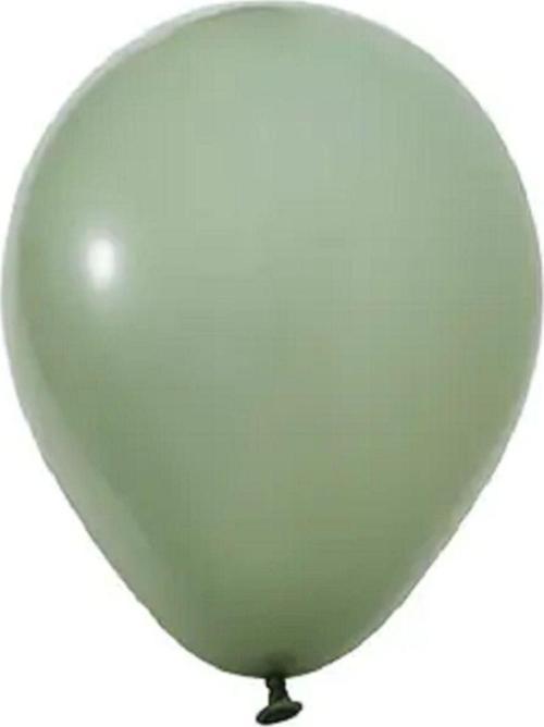 20 Adet 5 İnç 13 Cm Pastel Küf Yeşili Balon Doğum Günü Süsleme