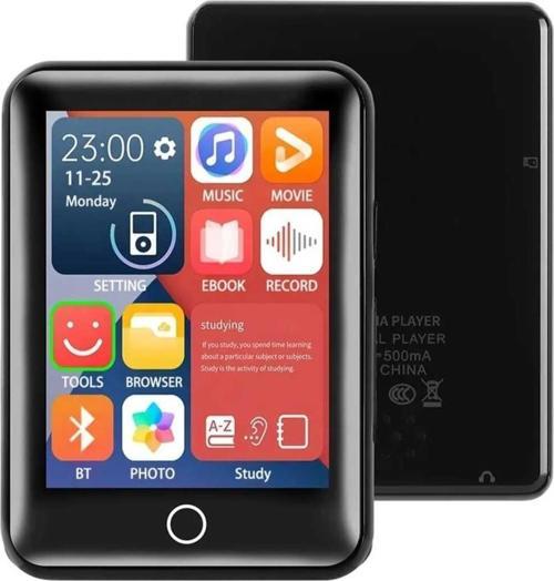 Dokunmatik Ekranlı Bluetooth Lu Mp3 Mp4 Player Dahili Hoparlör Müzik Çalar 4Gb Hafızalı Mp Player