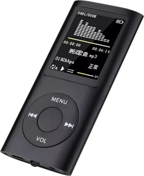 8 Gb Dahili Hafızalı Mp3 Çalar Ses Kayıt Fm Radyo Sd Kart Girişli Mp4 Player 1.8 Inç Renkli Ekran