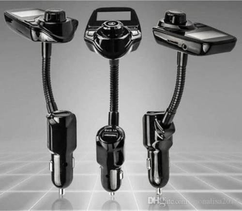 Car T10 Bluetooth Araç Kiti Fm Transmitter Usb Den Şarj Destekli