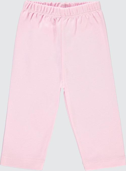 Bebek Patiksiz Tek Alt 3-9 Ay Pembe