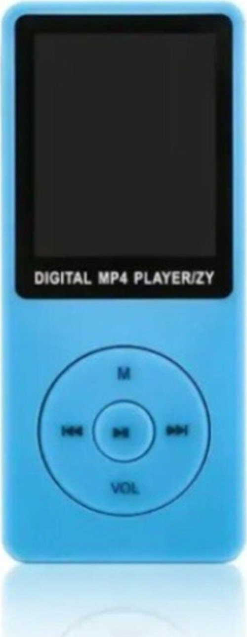 8 Gb Ekranlı Mp3 Çalar Fm Radyolu Mp4 Player Mavi