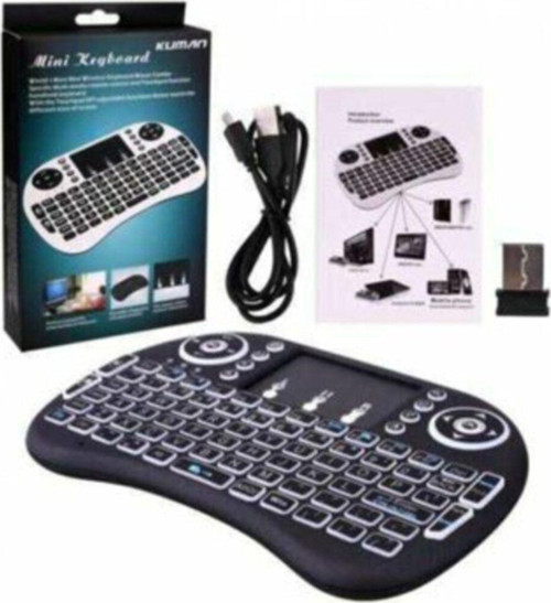 Işıklı Mini Klavye Mouse Smart Tv Box Pc Uyumlu Pg-8035