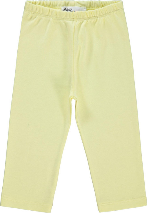 Bebek Beli Lastikli Patiksiz Tek Alt 6-18 Ay Sarı