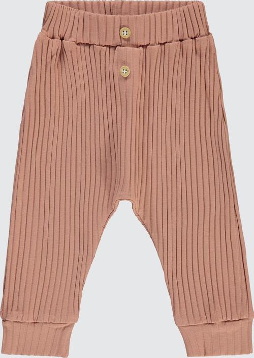 Kız Bebek Patiksiz Tek Alt 6-18 Ay Koyu Somon