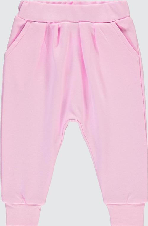 Bebek Patiksiz Tek Alt 6-24 Ay Pembe