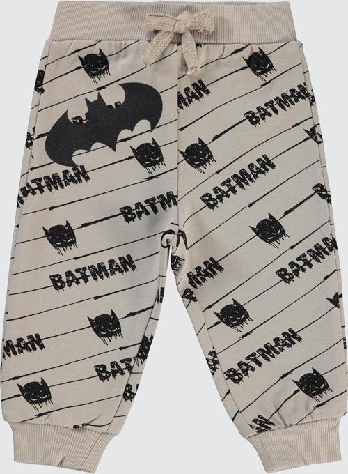 Civil Baby Batman Erkek Bebek Eşofman Altı 6-18 Ay Açık Bej