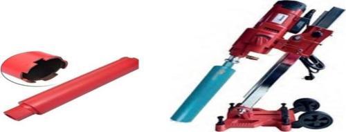 Mc-7550-A Açılı Sehbalı Karot Makinası+Akdeniz Karot Ucu 60*552 Mm