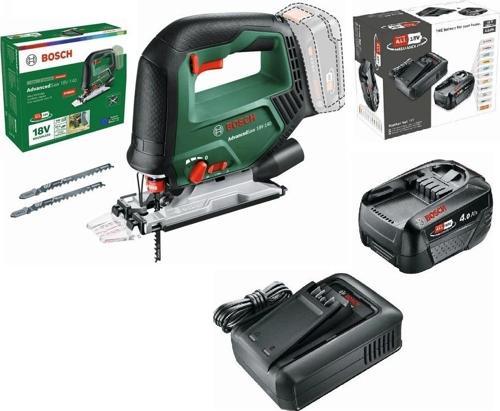 Advanced saw 18V-140 Solo Dekupaj Testere 0603013000 + 18V 4Ah akü + şarj aleti 1600A031