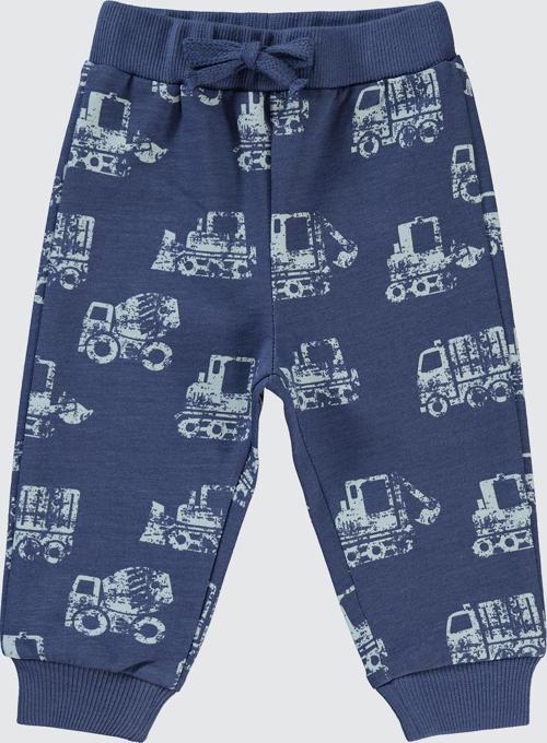 Erkek Bebek Patiksiz Eşofman Altı 6-18 Ay İndigo