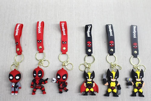 Deadpool Volverine Silikon Anahtarlık Alk4270