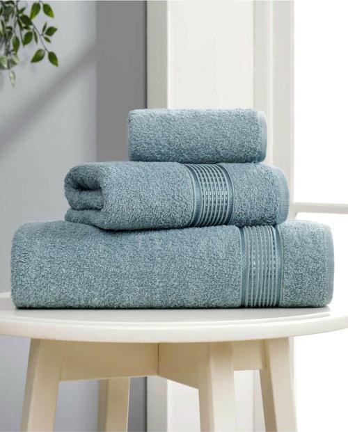 3 Parça Ekonomik Banyo Havlu Seti Pamuklu Ezgi