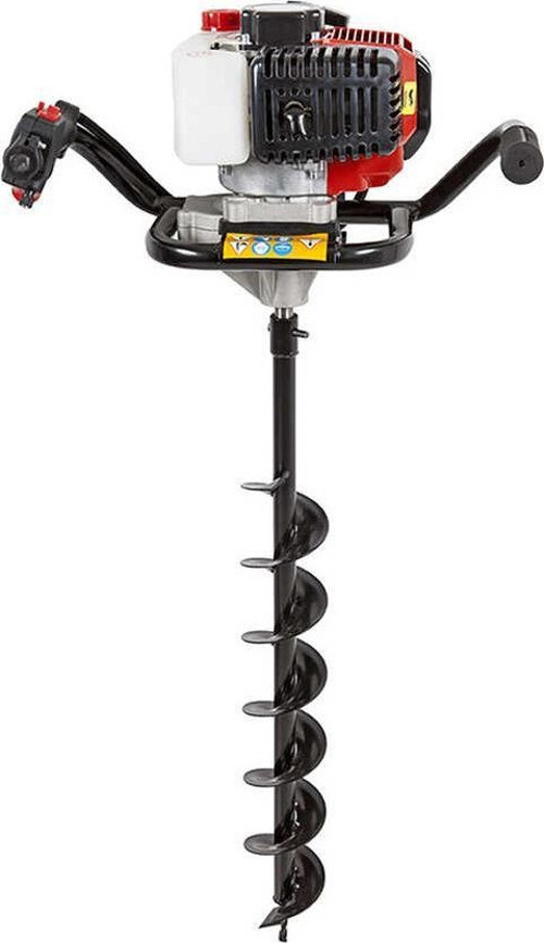 Benzinli Toprak Burgu Makinası Çap 15cm Boy 80cm