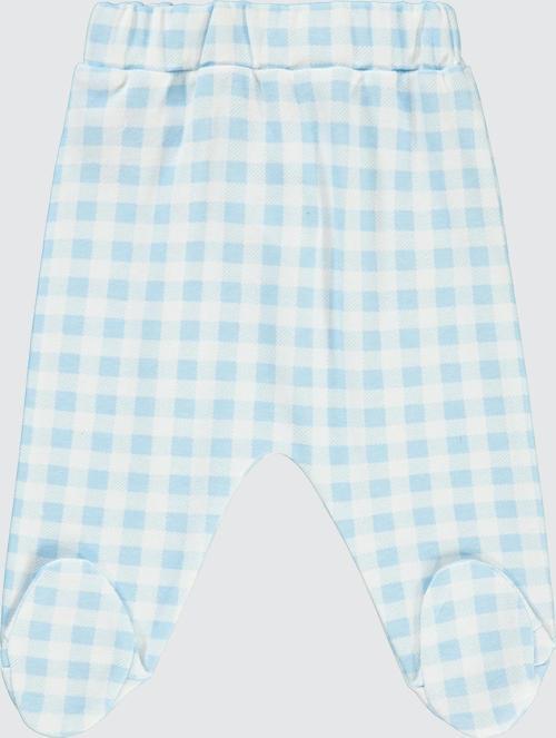 Erkek Bebek Patikli Tek Alt 1-6 Ay Bebe Mavi