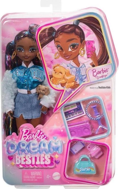 Nessiworld HYC22 Barbie Dream Besties Ana Karakter Bebeklers Brooklyn