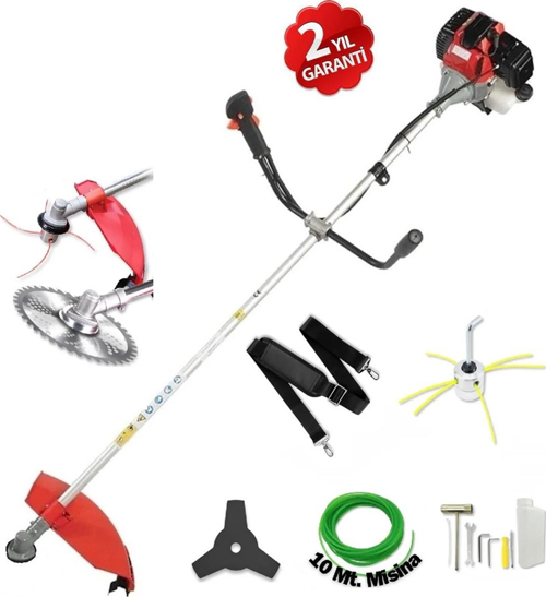 Yan Tipi Tırpan 2,5 hp + Hediyeli