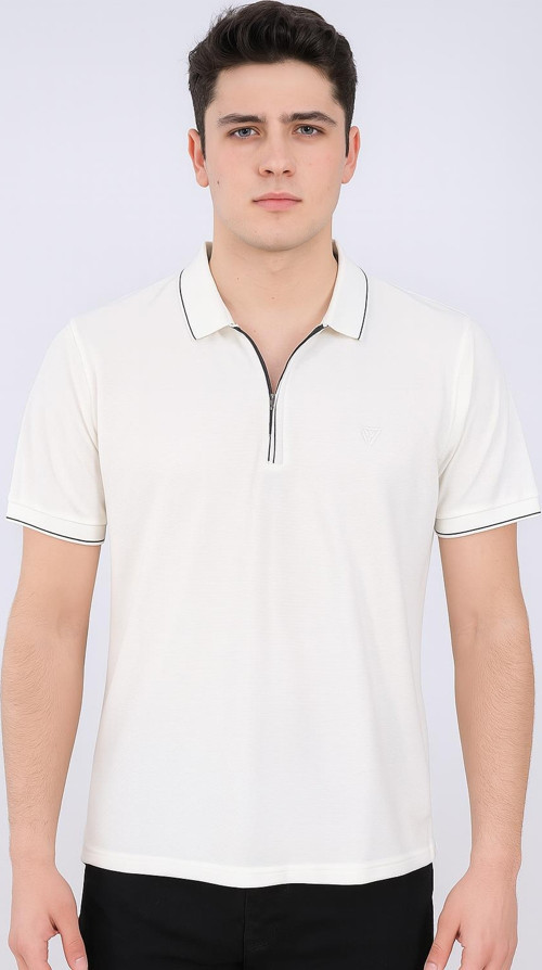 Gewer Slim Fit Erkek Kısa Kol Polo Yaka Tshirt - 7351