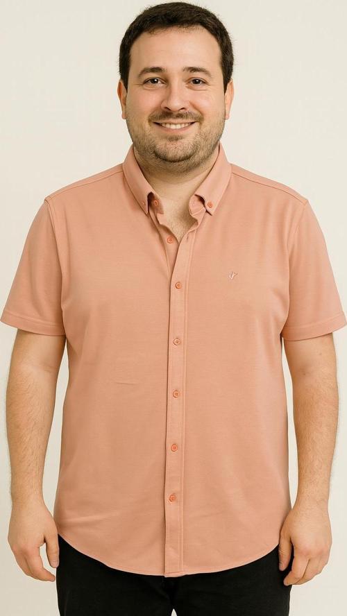Zamur Men Relax Fit Erkek Kısa Kol Gömlek - 7353