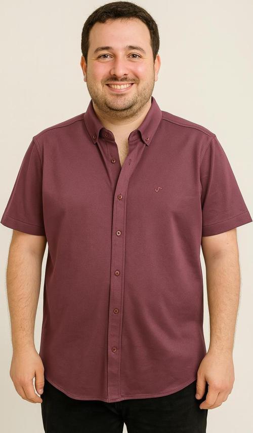 Zamur Men Relax Fit Erkek Kısa Kol Gömlek - 7353