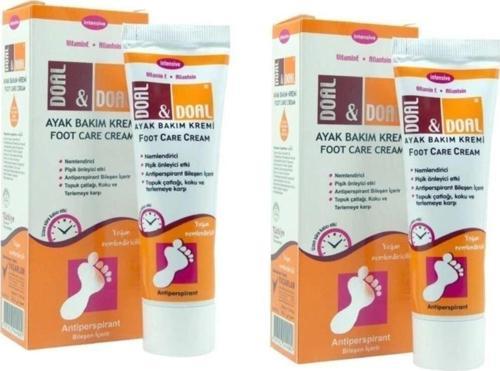 Ayak Bakım Kremi, Pişik, Ter, Koku Önleyici, Nemlendirici 2 Adet