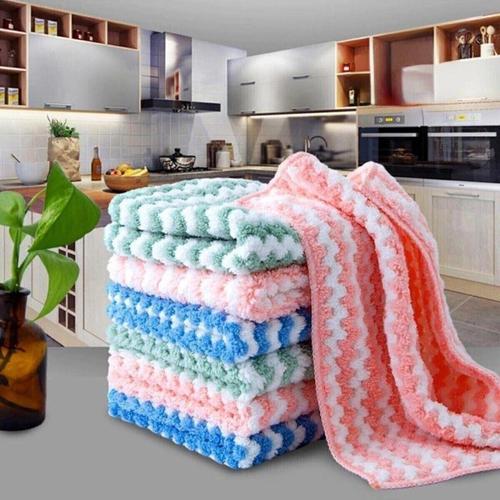 ( 3 Adet ) Mikrofiber Yumuşak Dokulu Temizlik Bezi 30*30 Cm Mutfak Bezi Leke Tutmaz Koku Yapmaz