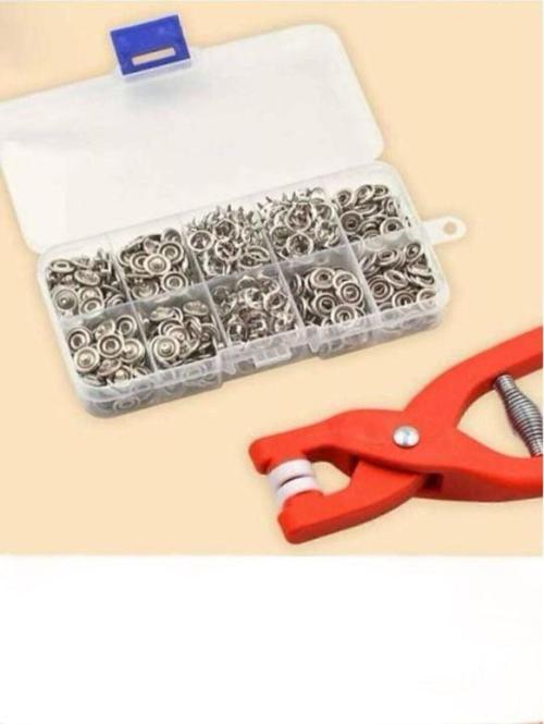 9.5 Mm Çıt Çıt, El Pensesi, Set-Saklama Kutusu , Gömlek Ve Bebe Çıtçıt Montaj Seti