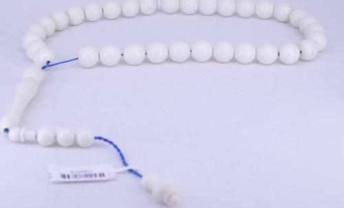 Küre Kesim Deve Kemiği Tesbih 10 x 10 mm 
