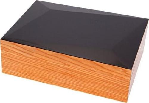 Humidor / Puro Saklama Kutusu Kahverengi - Siyah