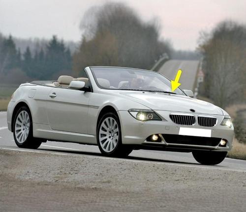 BMW 6 Serisi E64 Cabrio 2004-2011 Ön Sol Sürücü Tarafı Silecek Kolu