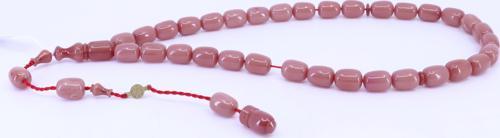 Kapsül Kesim Sıkma Kehribar Tesbih 8,5 x 11,5 mm 