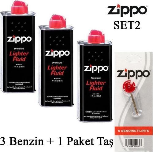 3 Benzin+1 Paket Taş Set