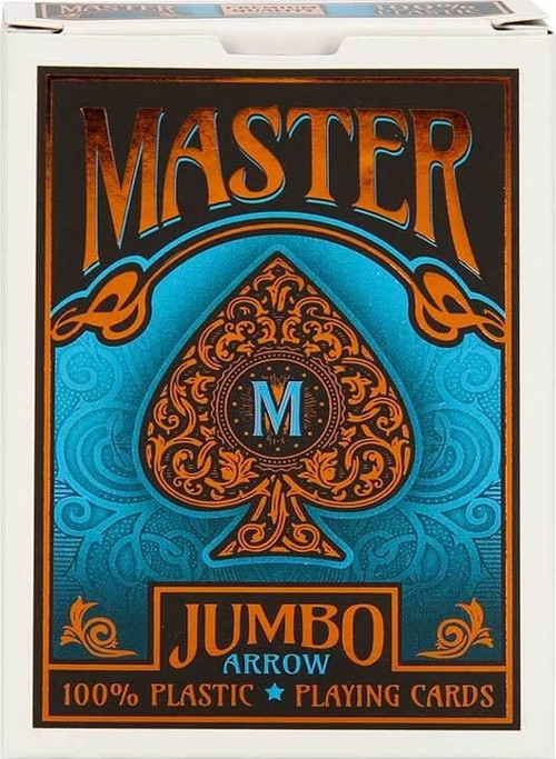Games Jumbo Plastik Oyun Kartı Destesi Arrow - Mavi