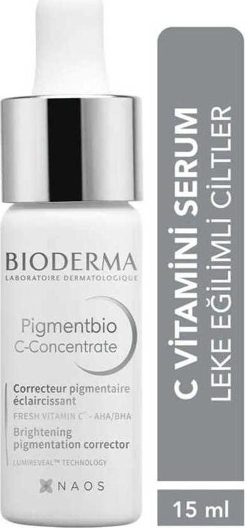 Pigmentbio C-Concentrate Lekeli Ciltler İçin Aydınlatıcı Peeling Etkili C Vitaminli Gece Serumu 15ml