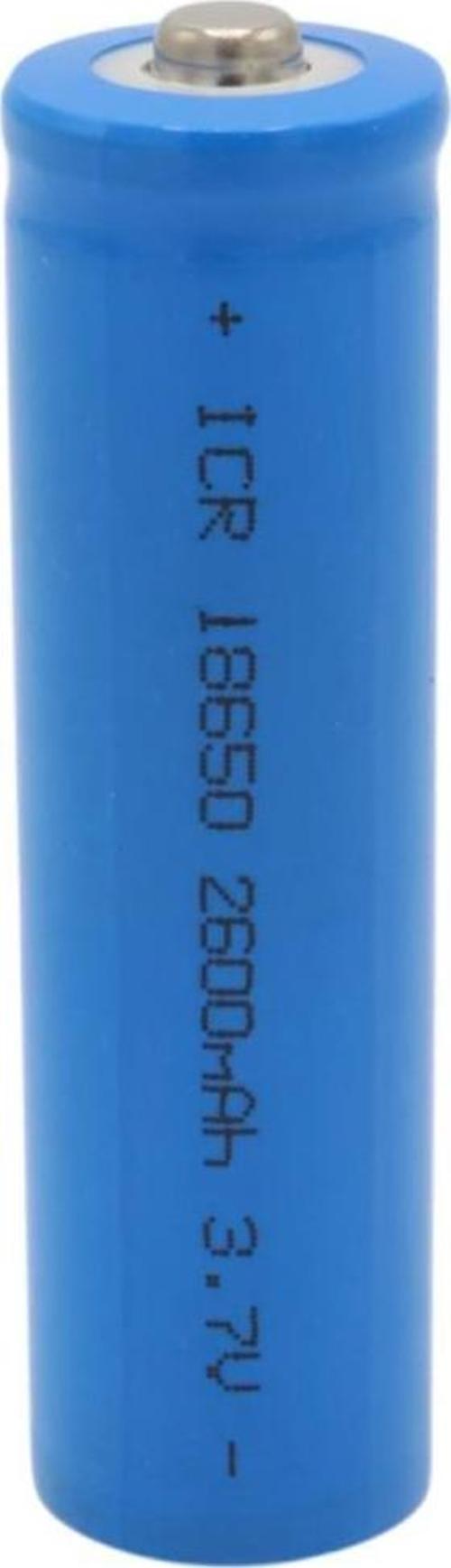Powermaster 3.7 Volt 2200 Mah Li-İon 18650 Başlıklı Şarj Edilebilir Tekli Pil Şarjlı Pil