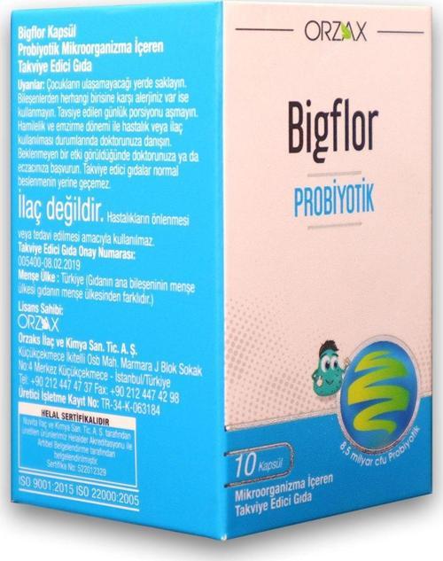 Bigflor Probiyotik 10 Kapsül