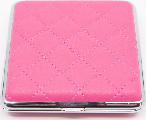 Kapitone İşleme Deri Kaplama Tabaka - Pembe