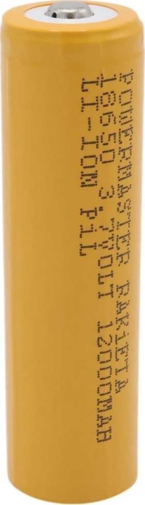 Powermaster 3.7 Volt 1200 Mah 18650  Başlıklı Şarj Edilebilir Tekli Pil
