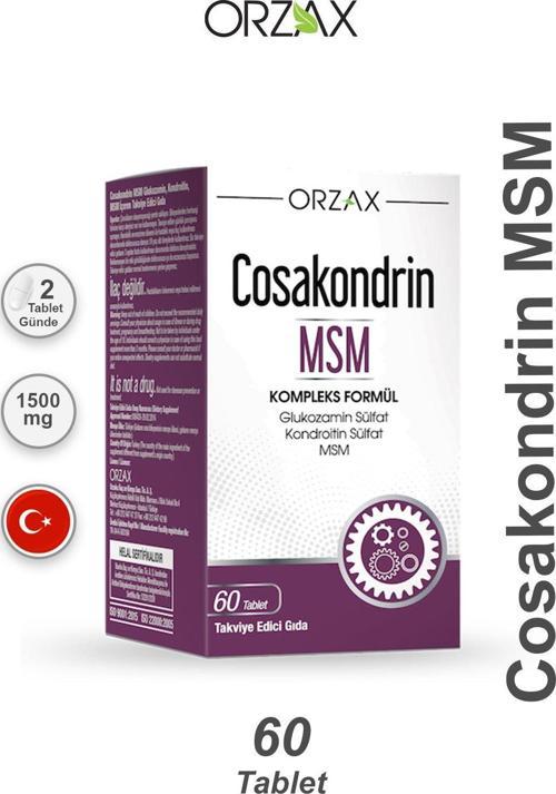 Cosakondrin MSM Takviye Edici Gıda 60 Tablet