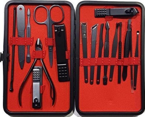 Zhltools Deri Çantalı 17 Parça Manikür Pedikür Seti