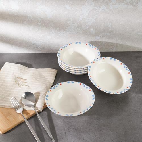 Blue Çorba Kasesi 6 Parça 15 cm