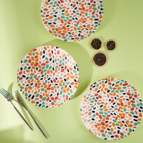 Karnaval Servis Tabağı 6 Parça 24 cm