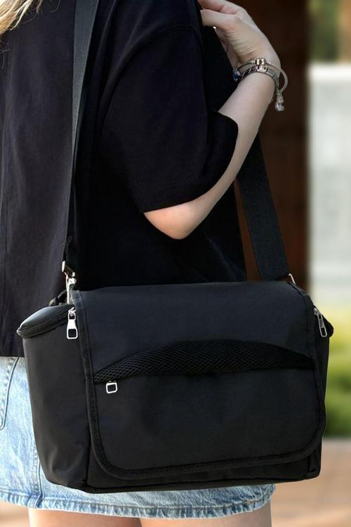 Stroller Bag Bebek Arabası Ve Omuz Çantası X Pro Termos Bölümlü - Siyah