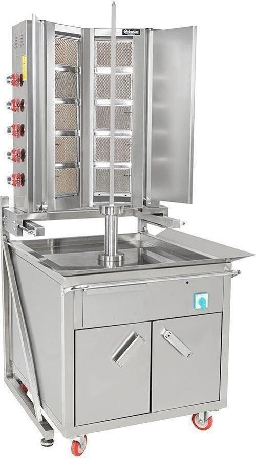 Arabalı Döner Ocağı 8 Radyanlı Doğalgazlı